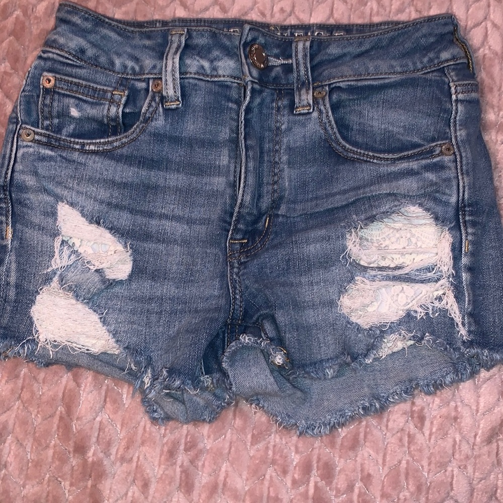 American Eagle ripped Jean Shorts